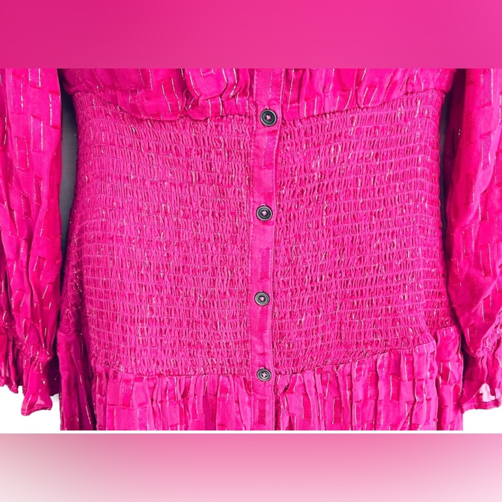 Anthropologie Smocked Maxi Dress size M in pristine condition - Picture 10 of 16